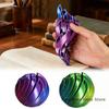 3D Printed Slime Ball Fidget Toy Twistsphere Gear Liquid Flow Rotating Anxiety Relief Office Adults Kids Stress Toy