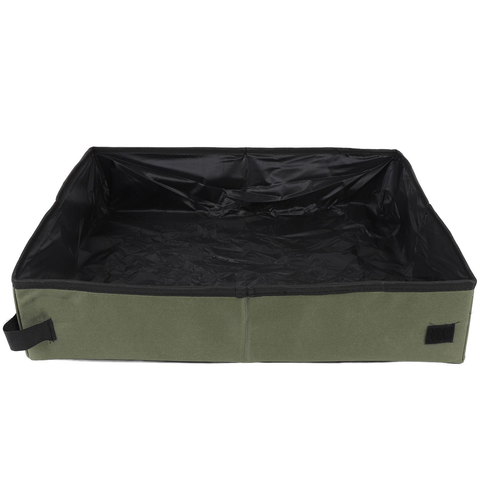 

Складной лоток для кошачьего туалета открытого типа, водонепроницаемый, портативный, для домашнего и дорожного использования