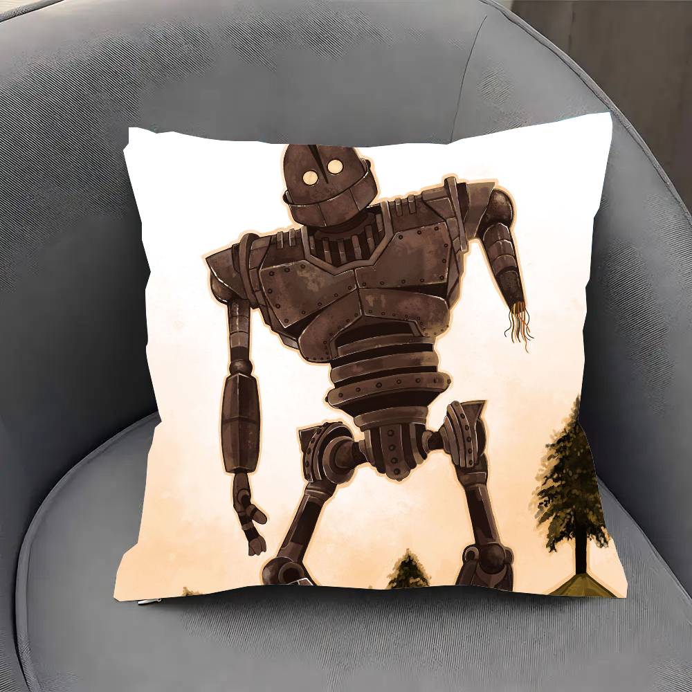 The Iron G-Giant Animated Movie Pillow Case Sofa Cushion Cover Room Home Decoration