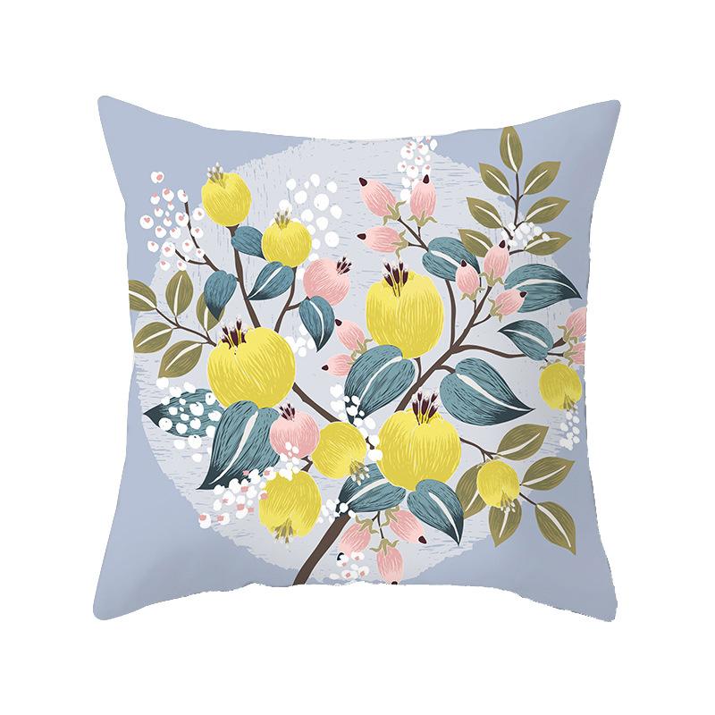 Fresh Pastoral Style Flower Pillowcase Sofa Home Pillow Cushion Cover
