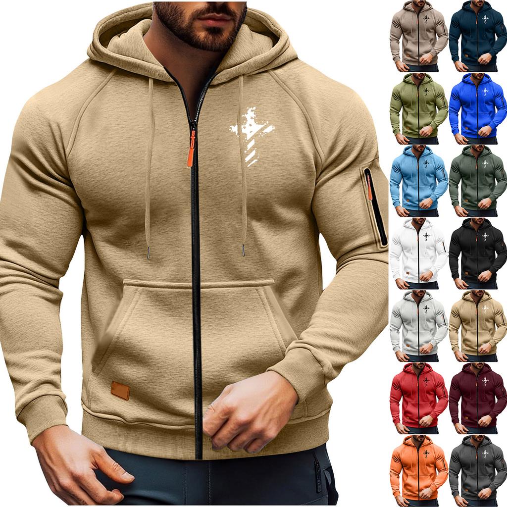 Hooded Sports Tracksuit Unisex Running Outfits Long Sleeve Pullover Hoodies Sweatshirt