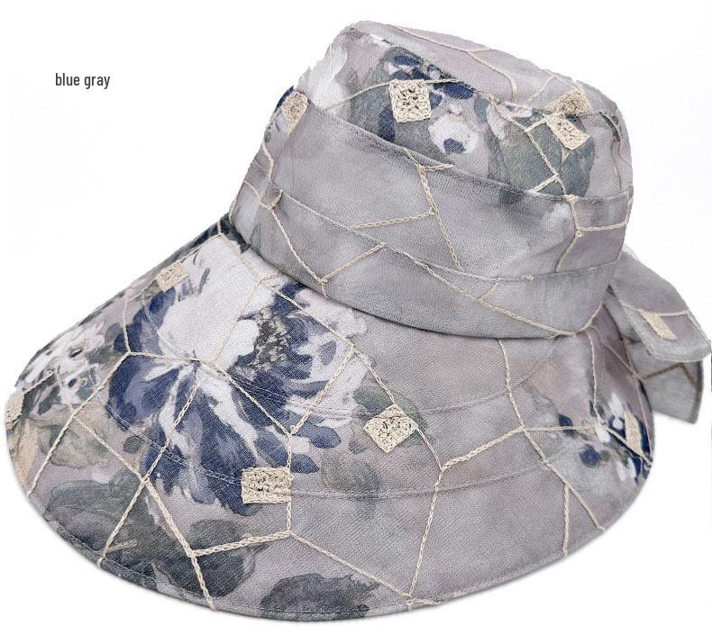 Stylish Wide-Brimmed Sun Hat for Women: Breathable Summer Protection for Mothers & Grandmothers