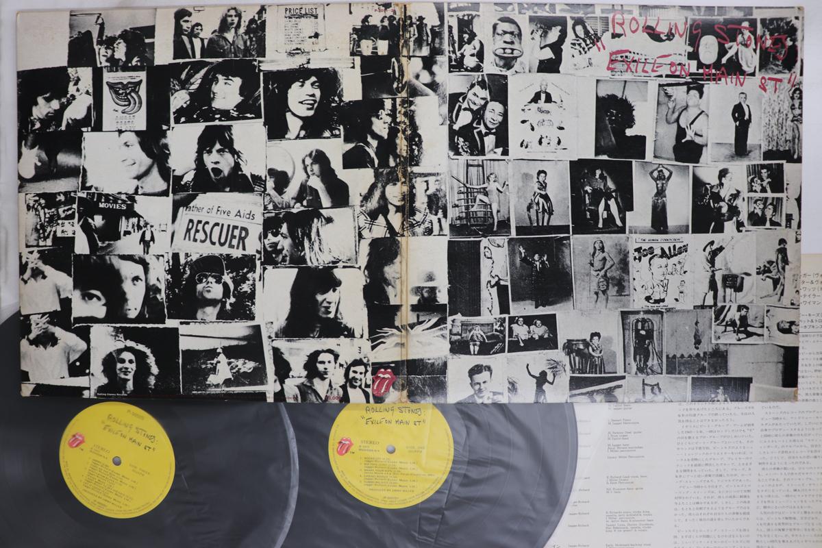 Виниловая пластинка ROLLING STONES  Exile On Main St P50512S WARNER PIONEER 1972 Япония Рок Б/у