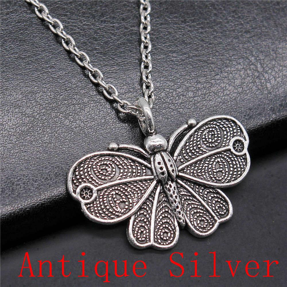 Angel Wing Pendant Necklaces Necklace With Chain For Women DIY Jewelry Making Findings
