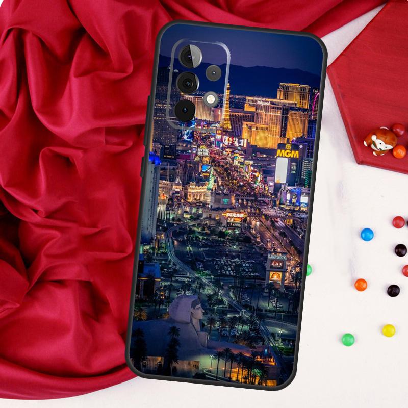 Las Vegas Strip Nevada For Samsung Galaxy A26 A05 A06 A16 A54 A34 A14 A22 A32 A52 A55 A35 A15 A53 A13 A56 A36 Case