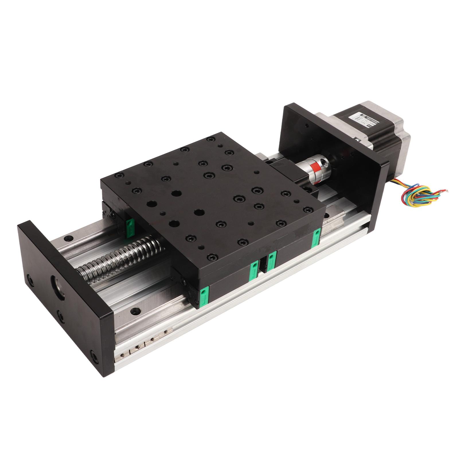 

150 ЧПУ подвійний лінійний привід сцени 100 мм хід кулькового гвинта лінійний напрямний модуль руху розсувного столу