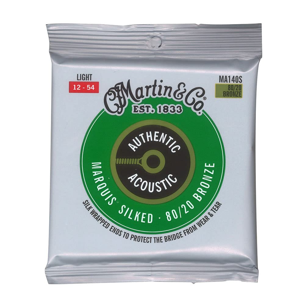 

MARTIN MA140S Marquis Silked Bronze Light Acoustic Guitar Strings x 5 Sets