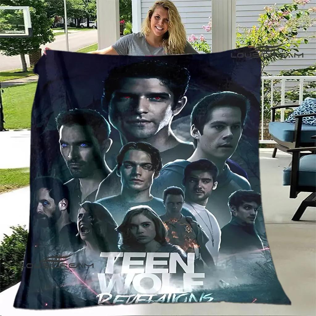 Film Teen Wolf Druckdecke warme Decke Flanschdecke weiche und bequeme Decke Haus Reise Decke Geburtstagsgeschenk