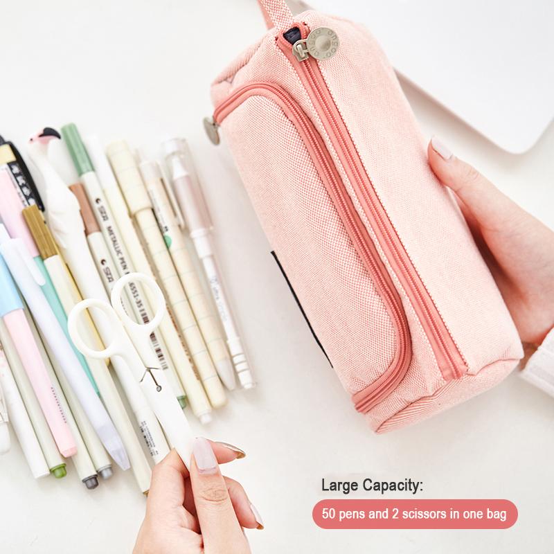 Multi Layer Large Capacity Pencil Case Pen Storage Supplies Pen Box Kawaii Cute Pencil Cases Bags Stationary School Supplies