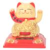 Glückliche Katze Dekoration Solar Power Arm Winken Glück Katze Dekorative Reichtum Begrüßung Katze Ornament