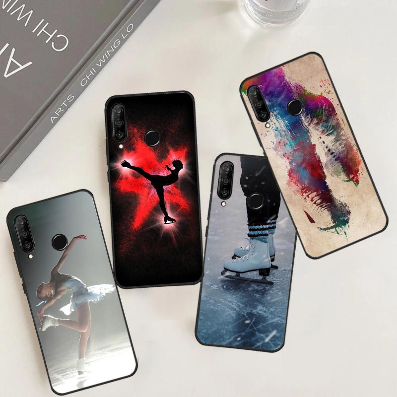 Figure Skating Dance For Huawei Nova Y70 Y60 Y90 Y61 Y91 Nova 9 10 SE 11 Pro 5T 11i 8i 3i P20 P30 P40 Lite Case