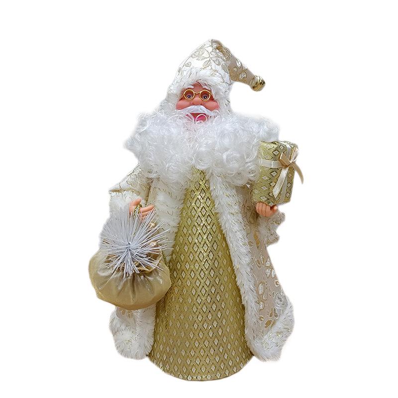 Christmas Santa Doll Decoration Multipurpose Party Favors Gifts Standing Figurines Sculptures for Bedroom Indoor Holiday Coffee Table Decoration