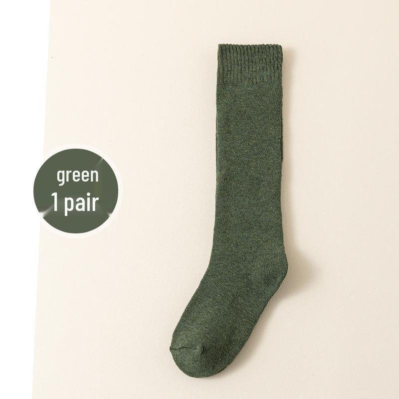 Women's Thick Velvet Anti-Freeze Long Calf Socks for Autumn/Winter
