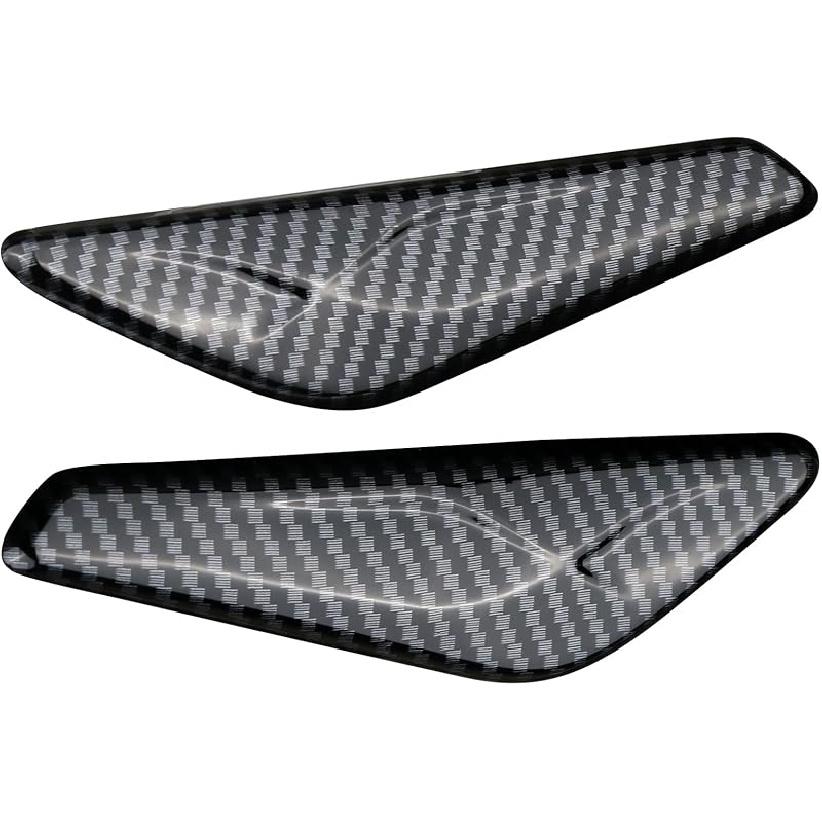 Front Fender Chrome Trim Finisher for Left Driver & Right Passenger Side Fender Compatible with BMW X3 F25 X4 F26 2011 2012 2013 2014 2015 2016 2017