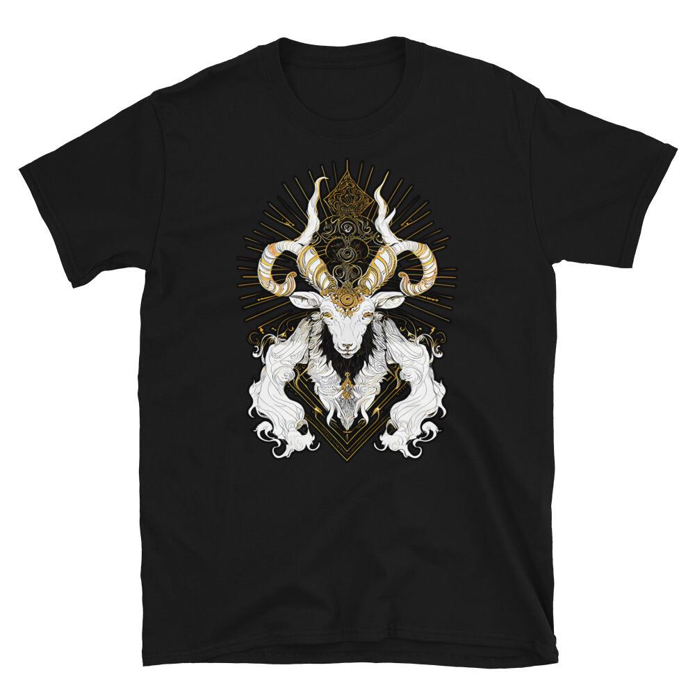 Esoteric Alchemical symbol Aries the Ram Zodiac occult T Shirt S