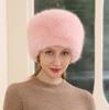 Popular Imitation Fox Fur Thermal Basin Hat Ear Protector Sweet Fashion Hat Trendy Women's Outdoor Hat