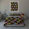 Bright Turtle Motifs. Bedding Duvet Cover Sets Duvet Covers Pillowcases Gifts (1 * Duvet Cover 2 * Pillowcases, Without Duvet Insert)
