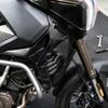 Louvered Motorcycle Side Cover Pair for XADV750 2021-2026, Black ABS Panels with Multiple Visible Attachment Points