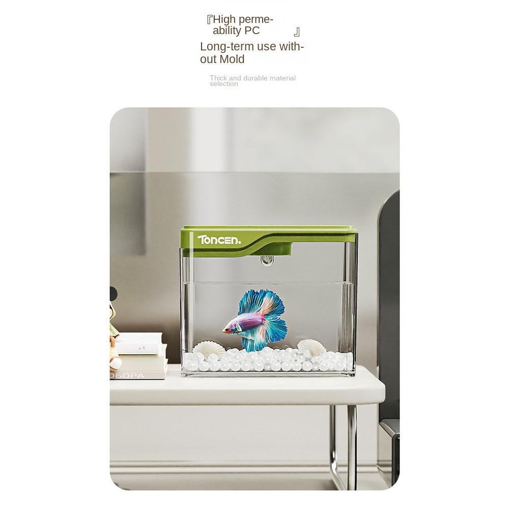 Clear Fish Tank Square Ecologicals Tank Durable Turtle Tank  Ornamental Fish Decor