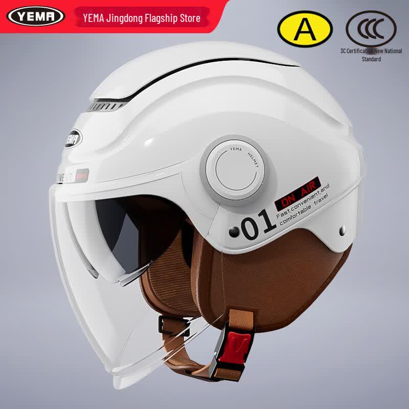 Всесезонный электромотоциклетный полушлем YEMA 663S One Size (54-62cm)