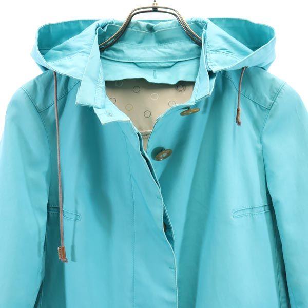 MACKINTOSH PHILOSOPHY cotton coat 36 light blue hood Women Used