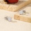 MODIAN D Shinning Moissanite 925 Silver Cute Stars Stud Earrings For Women Daily Party Fine Jewelry Accessories