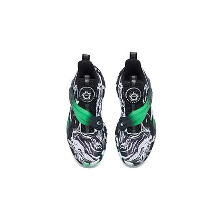 Anta Big Kids  Children Shape 2.0 Round Head Comfortable Shock Absorption Wear Resistant Mid Top Basketball Shoes Kids Basketball Shoes 312231115-5