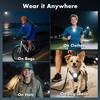 Usb Rechargeable Headlights Mini Portable Green Led Rechargeable Flashlight Clip On Alternating Traffic Wearable Flashlight