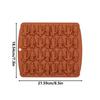 Halloween Chocolate Molds Jellies Skeleton Mould Easy Release Reusable Silicone Molds for Candy Chocolate Gummy Halloween cookie