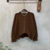 C S In The Room Women Wool Double Button Raglan Long Sleeve Knit Cardigan 4Color