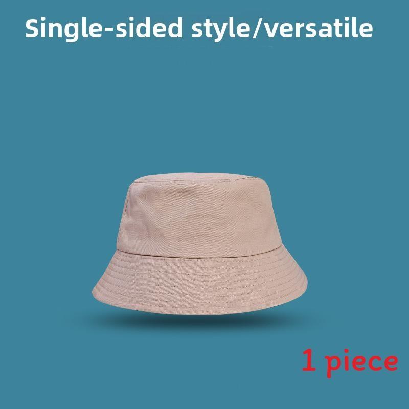 

Простая шляпа рыбака однотонная и с двухсторонним дизайном на одной стороне для повседневной носки Khaki