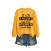 Womens Loose Fit Cotton Hoodie With Print Design Winter Casual Wear