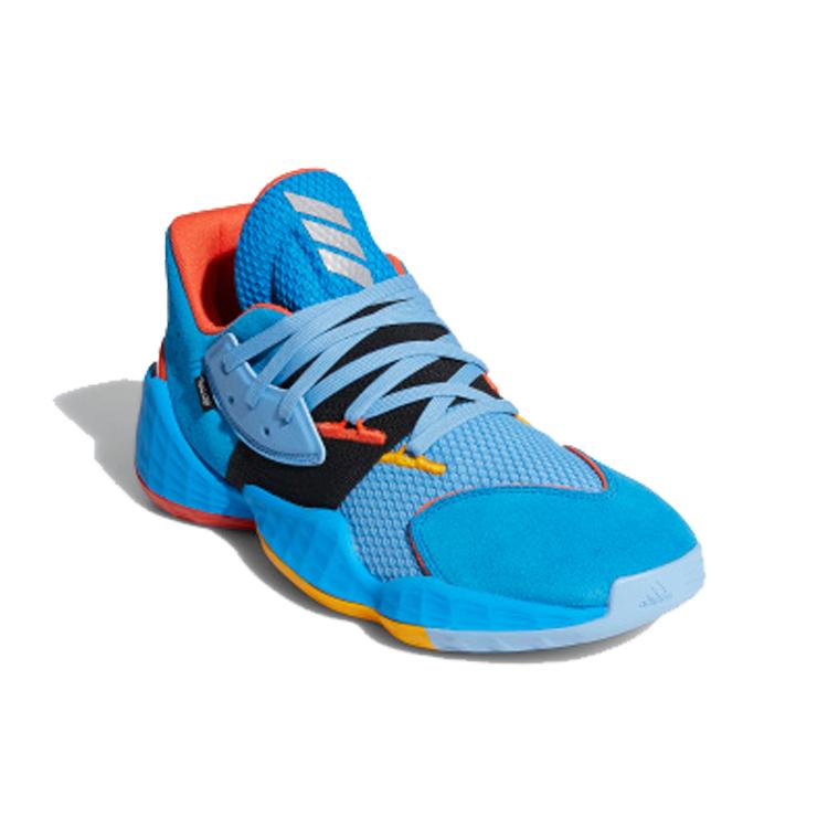 Adidas Harden Vol. 4 'Su Casa Mi Casa - Oklahoma City Thunder' (Unisex) Bright Blue / Light Blue / Team Collegiate Gold Basketball Shoes FW7498