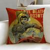 animated series Love Death Robots Cushion Cover Soft  EasyWash Pillow Case  Versatile for Couch Bed Travel and Office