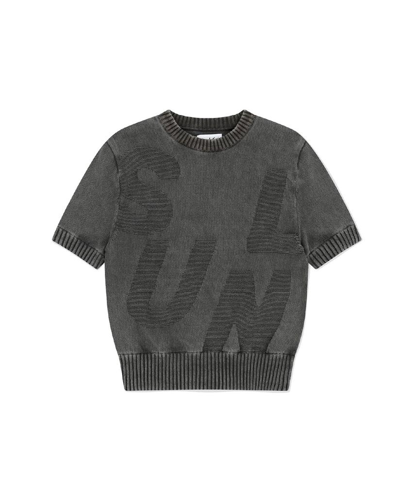 Sun Love Capital S/S Sweater Charcoal