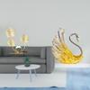 y Swan Bookshelf Ornament Resin Goose Sculpture Decorative Bird Figure Modern Home Decor