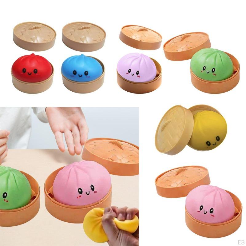 Fidget Sensory Toy Desk Classroom Prizes Cute Holiday Gift Tricking People Simulated Steamed Bun