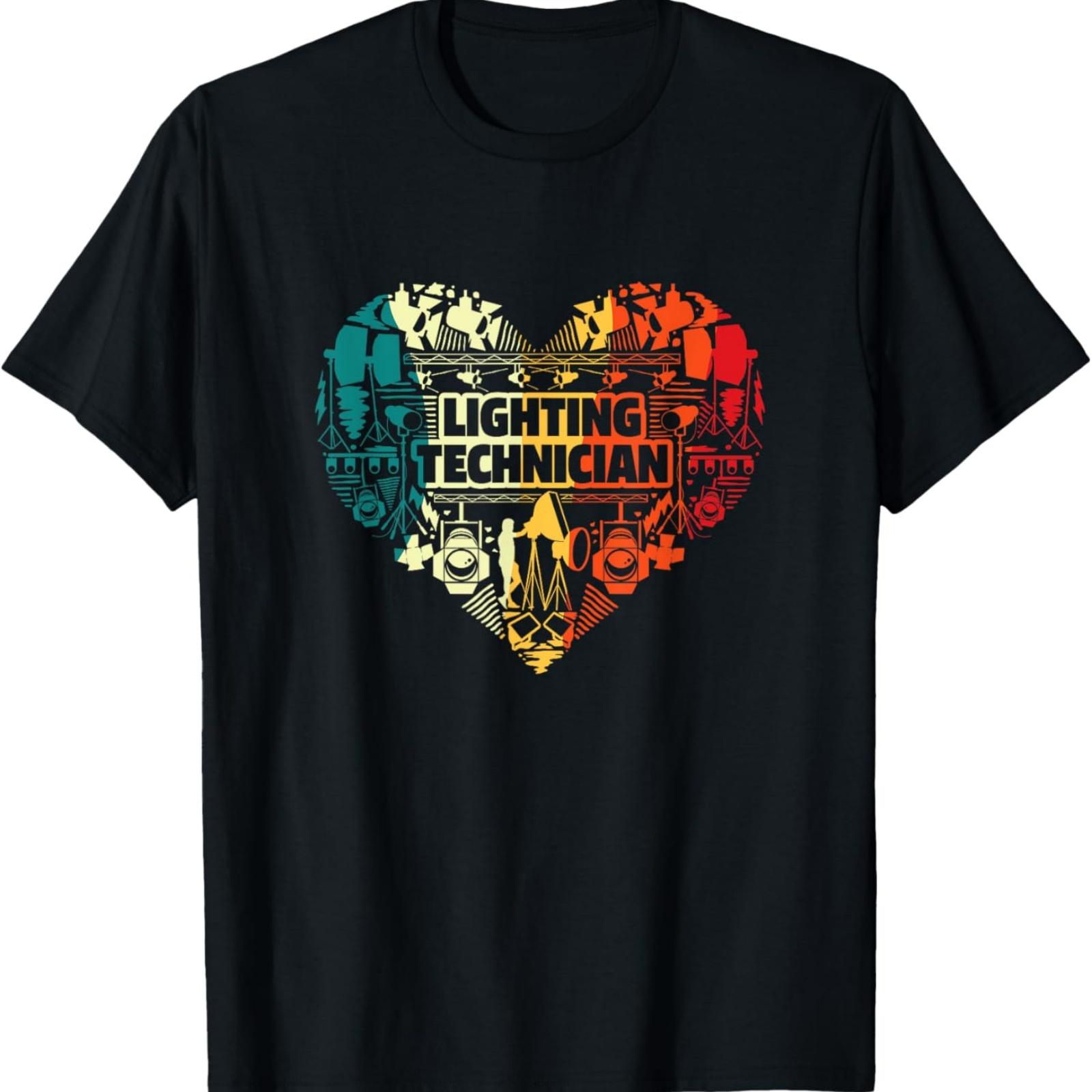 Lighting Technician Light Guy Lighting Tech T-Shirt S