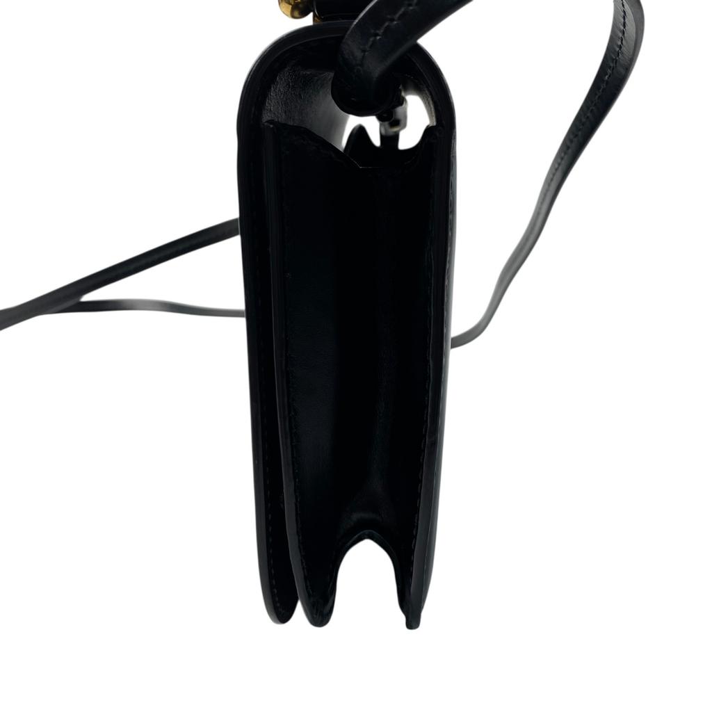 Used JIL SANDERShoulder Bag Black Leather Women