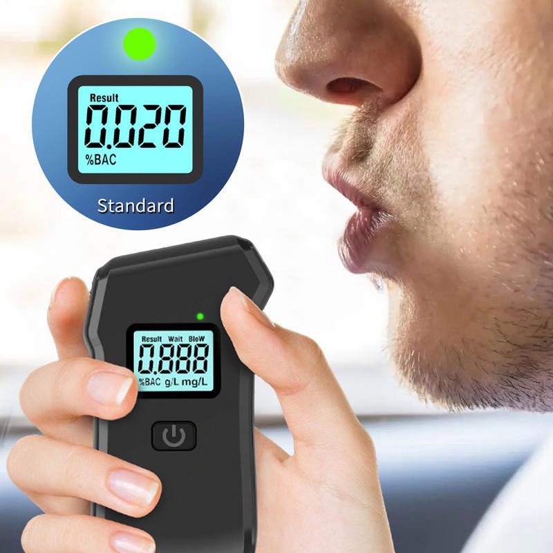 Personal Breathalyzers Drinking Alcohol Detector High-Accuracy Alcohol Tester For Personal And Professional Use With Clear