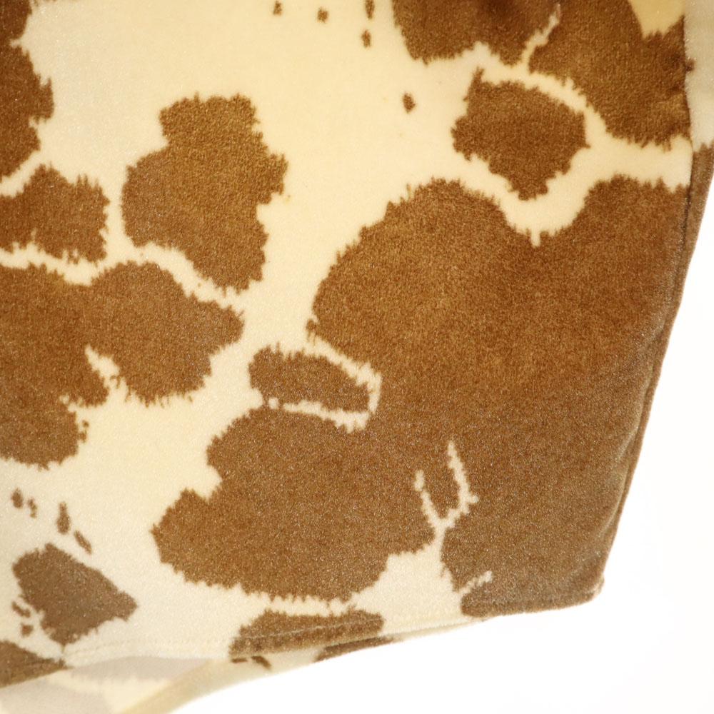 RockMount 70s Made In USA Vintage Cow Print Overall Handle Long Sleeve Western Shirt Men's Used