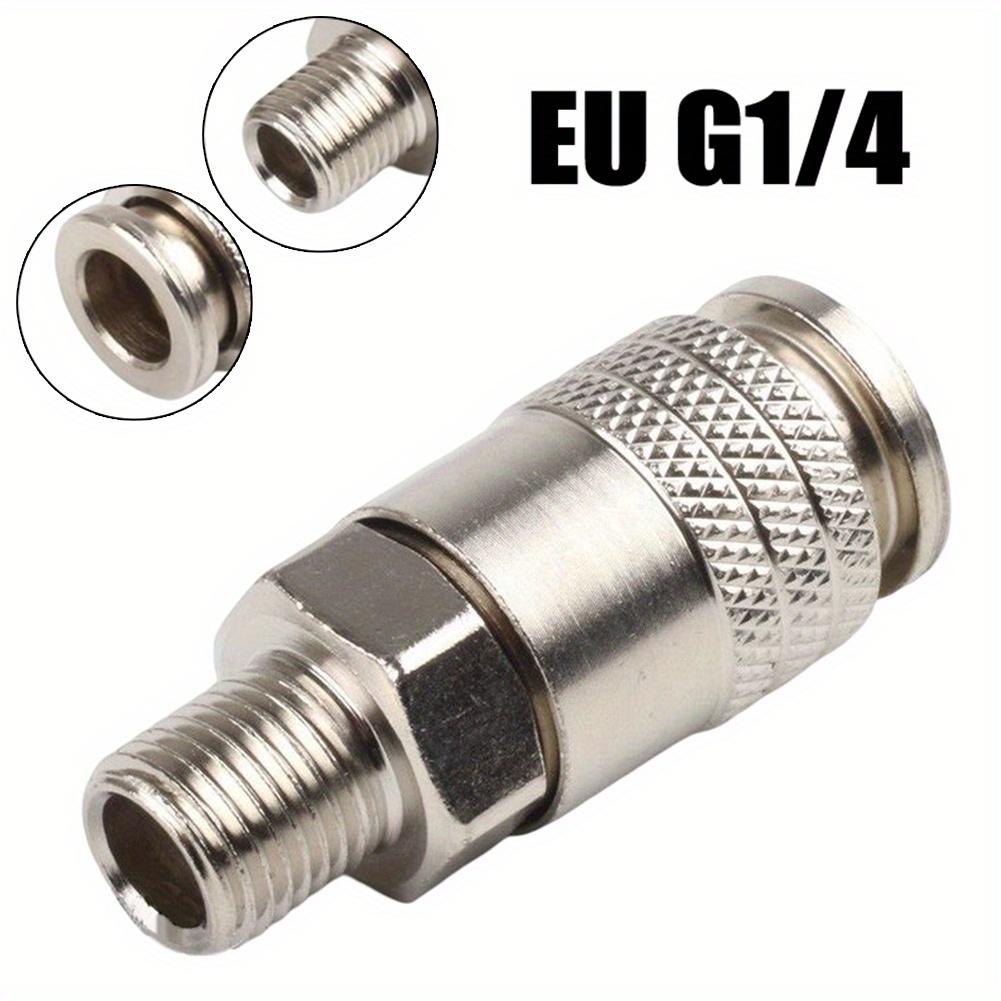 Pneumatic Fitting G1/4 Male Thread EU Standard Quick Connector For Air Compressor 53mm Length Air Compressor Tool Parts