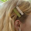 MERRYMOTIVE Colorful rib knit hairclip