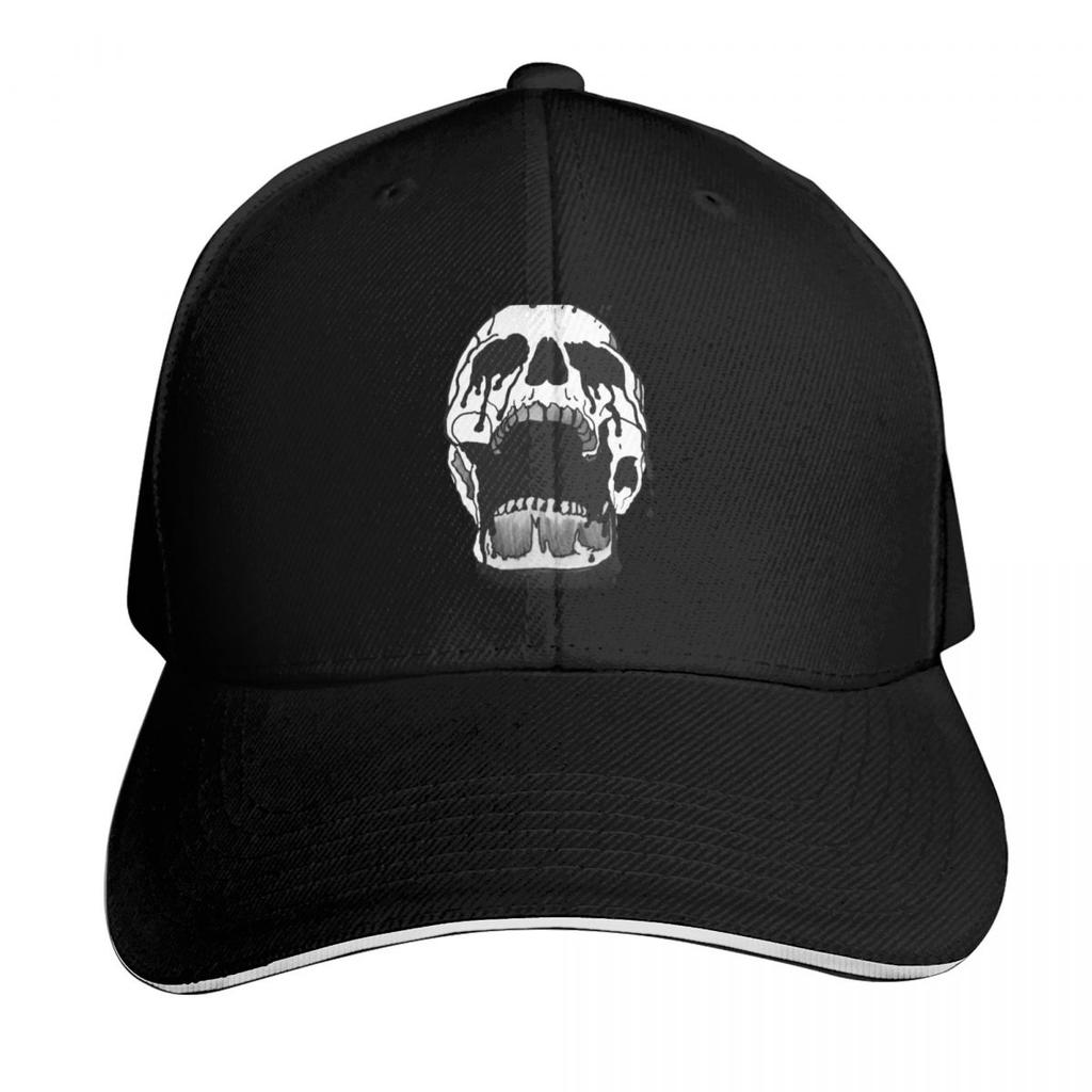 Dripping Crown Skull Baseball Cap Tactical Cap Sunhat Icon New Hat Unisex Caps Womens