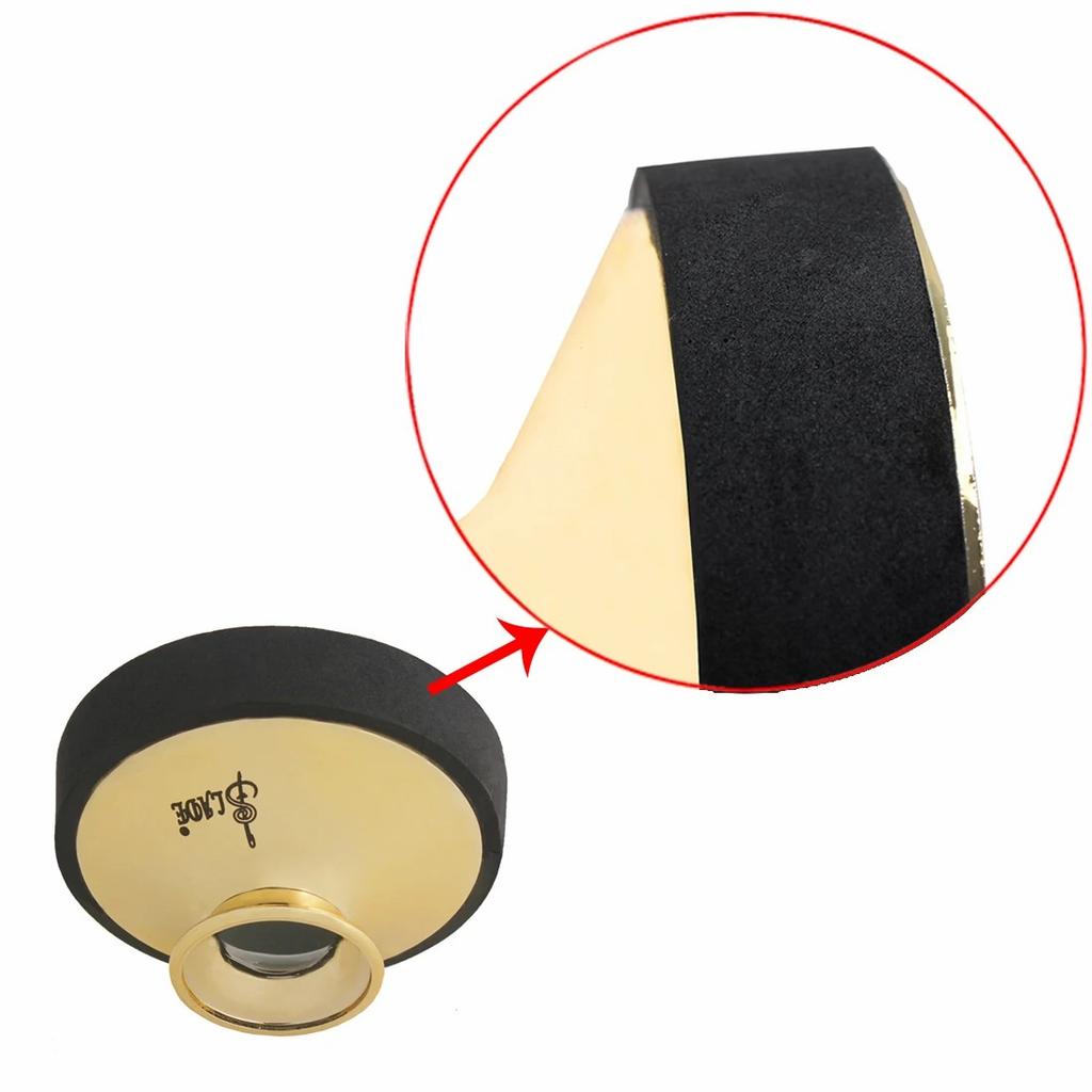Saxophone Silencer Round Light-Weight ABS Mute Dampener Woodwind Musical Instrument Accessories Sax Parts