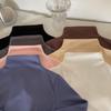 Korean Knitwear Women's Half-High Neck Cashmere Sweater, Small Fragrance Style, Autumn/Winter.