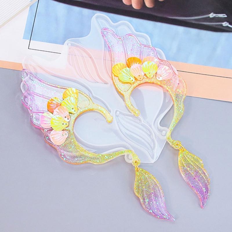 Elfen-Ohrclips, Epoxidharz-Silikonform, Feenflügel, kein Piercing, Ohrringe, Ohrmanschettenabdeckungen, Kristallharzformen, Schmuckwerkzeug