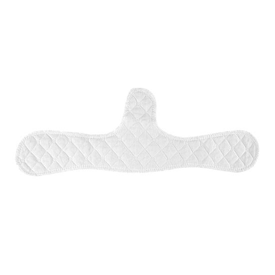 1/5/10Pcs Cotton Bra Liner for Sweat Absorption Washable Under-Breast Sweat Pads Reusable Moisture Absorber Boob Pad Size#1pc белый