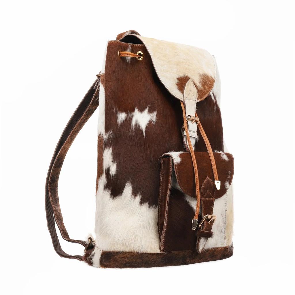 Leather Bag Vintage Leather Backpack Rucksack Men Leather Backpack