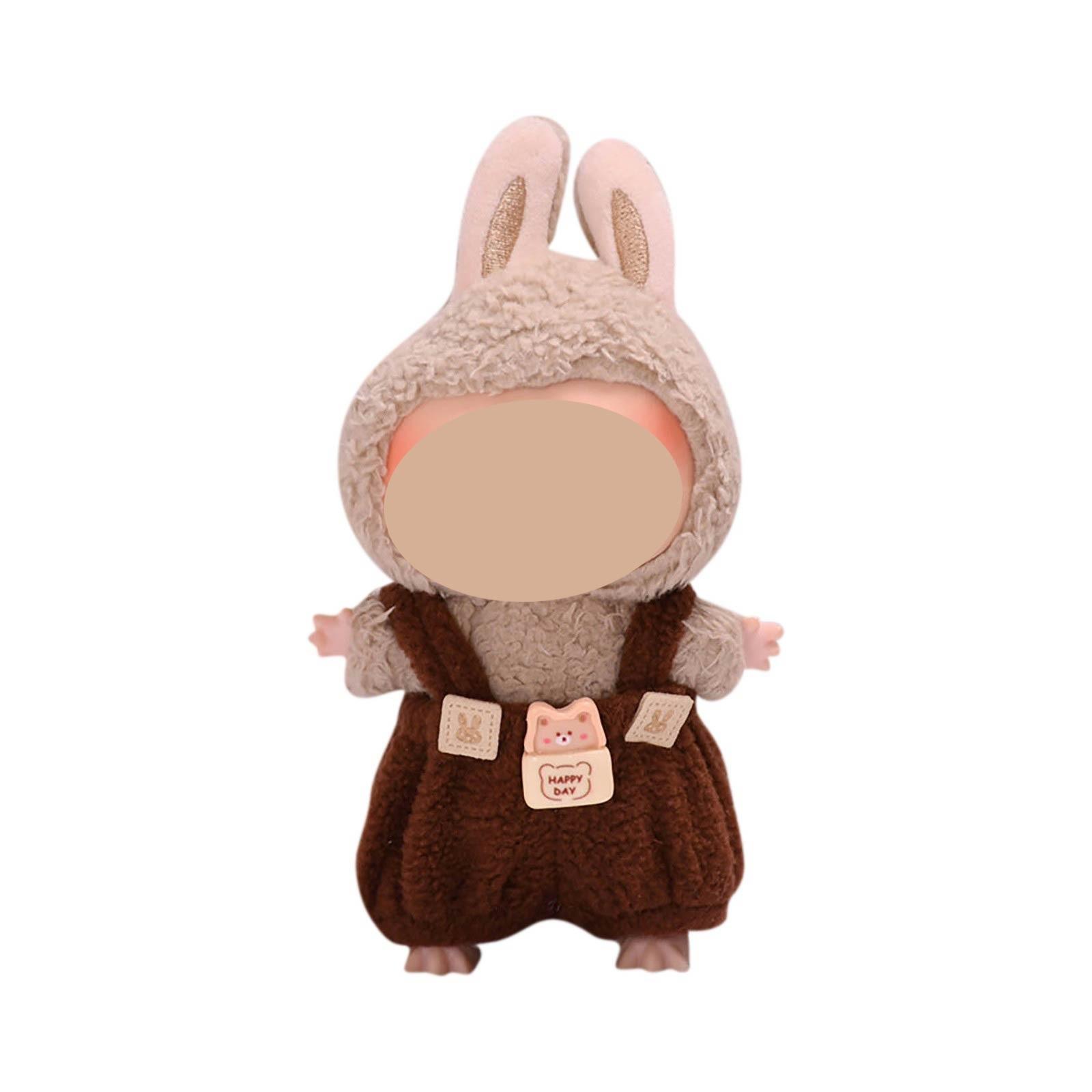 

Забавная одежда для кукол, плюшевые игрушки в стиле аниме и милые аксессуары,милые куклы одежда One Size коричневый